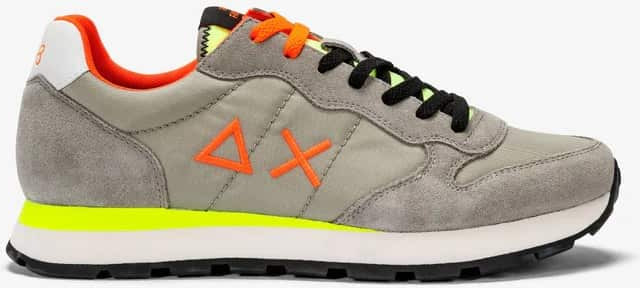 נעלי סניקרס SUN68 TOM FLUO - Light Gray