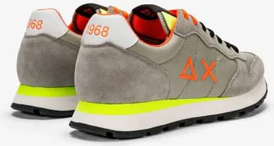 נעלי סניקרס SUN68 TOM FLUO - Light Gray