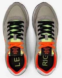 נעלי סניקרס SUN68 TOM FLUO - Light Gray
