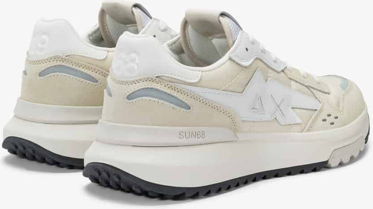 נעלי סניקרס SUN68 NIKI 2.0 SPORT BIANCO PANNA