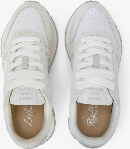 נעלי סניקרס SUN68 ALLY GLITTER TEXTILE WHITE