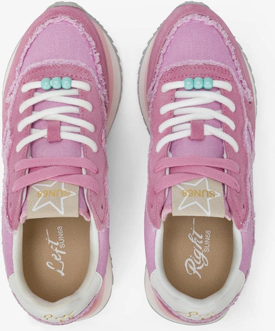 נעלי סניקרס SUN68 BIG STARGIRL CANVAS CYCLAMEN
