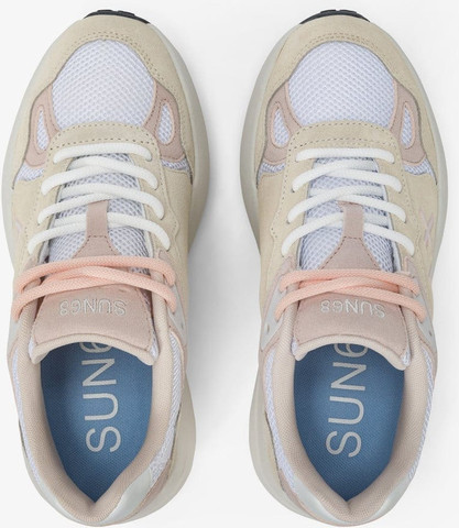 נעלי סניקרס SUN68 VENUS SUEDE OFF WHITE