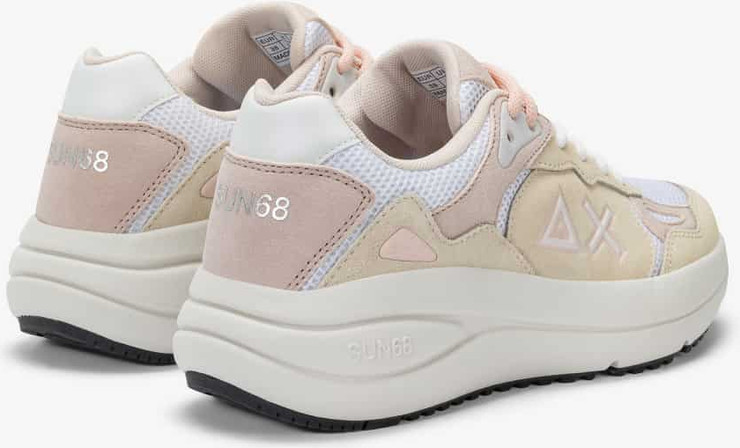נעלי סניקרס SUN68 VENUS SUEDE OFF WHITE