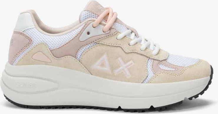 נעלי סניקרס SUN68 VENUS SUEDE OFF WHITE