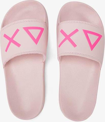 כפכפים איטלקיות SUN68 SLIPPERS LOGO PINK