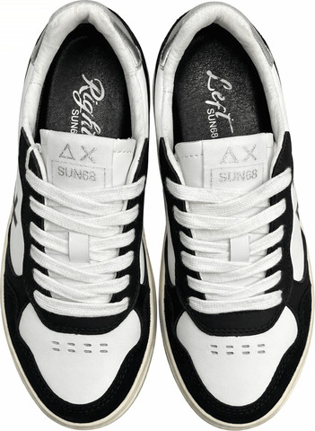 נעלי סניקרס SUN68 BASKET LOVE LADY- Black