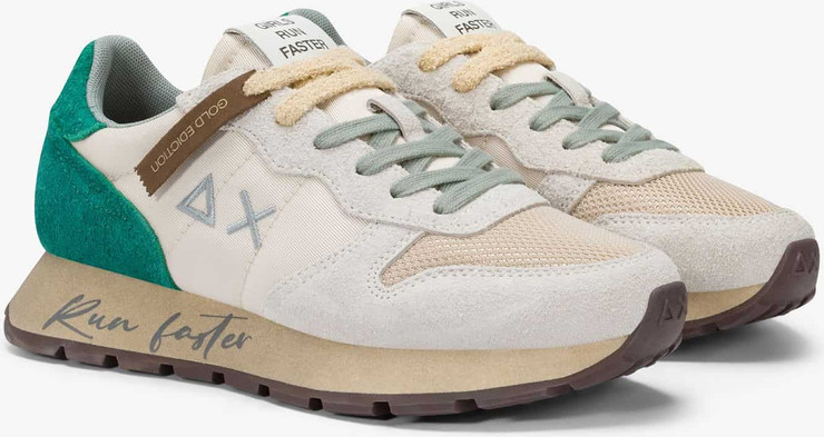 נעלי סניקרס SUN68 ALLY VINTAGE- Off White