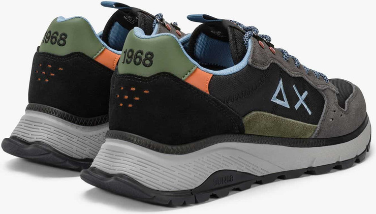 נעלי סניקרס SUN68 FIRE & CAMPING - Black