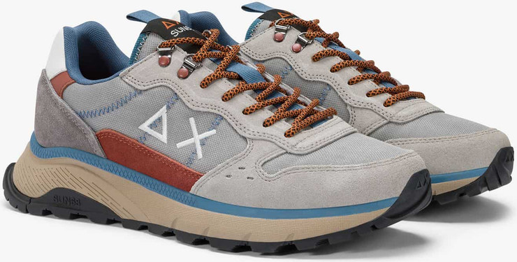 נעלי סניקרס SUN68 FIRE & CAMPING - Grey