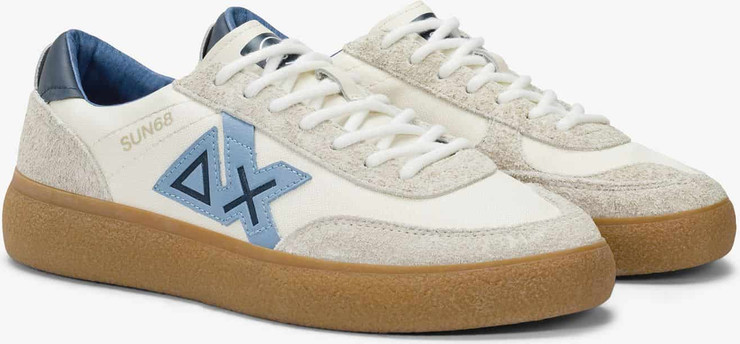 נעלי סניקרס SUN68 LUIS LOW- Off White