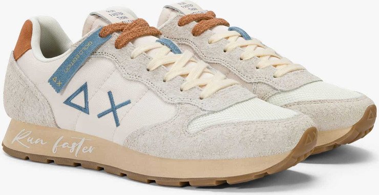 נעלי סניקרס SUN68 TOM VINTAGE OFF WHITE