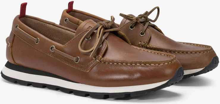 נעלי סניקרס SUN68 TOM BARCA LEATHER- BROWN