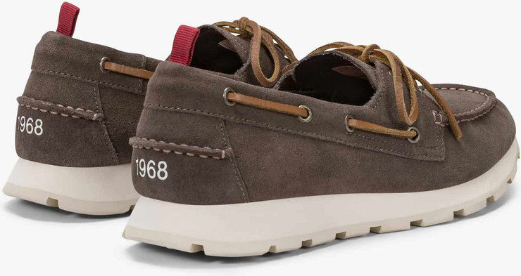 נעלי סניקרס SUN68 TOM BARCA SUEDE- BROWN