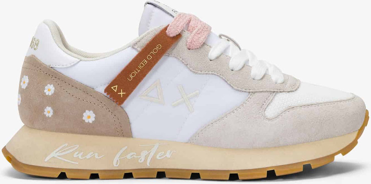 נעלי סניקרס SUN68 ALLY VINTAGE SNEAKER- OFF WHITE