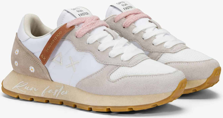 נעלי סניקרס SUN68 ALLY VINTAGE SNEAKER- OFF WHITE