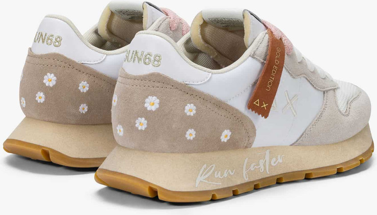 נעלי סניקרס SUN68 ALLY VINTAGE SNEAKER- OFF WHITE