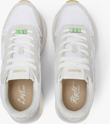 נעלי סניקרס SUN68 BIG STARGIRL CANVAS- WHITE