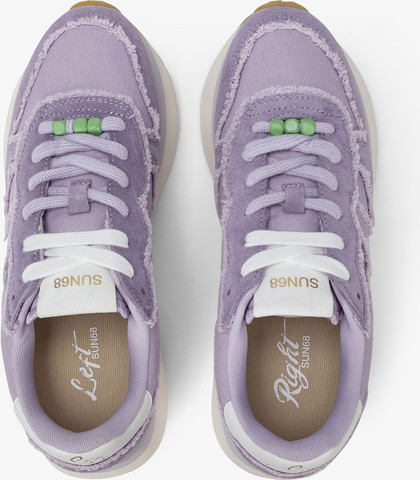 נעלי סניקרס SUN68 BIG STARGIRL CANVAS- LILAC