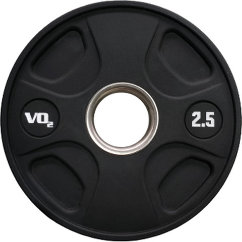 משקולת אולימפית Urethane מקצועיות (יחידה אחת) משקל 2.5 ק"ג