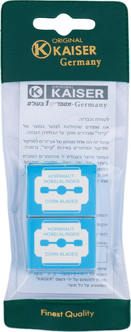 קייזר סכינים למכשיר יבלות