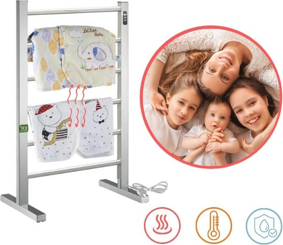 מחמם ומייבש מגבות אלומיניום משולב תלייה ולעמידה Electro Hanan אלקטרו חנן EL-2834