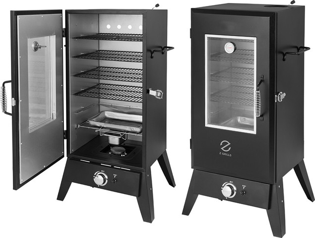 מעשנת גז אנכית כולל חלון Z-Grills זי גרילס Smoky G-L