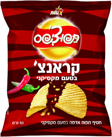 קראנצ' חטיף תפו''א בטעם מקסיקני