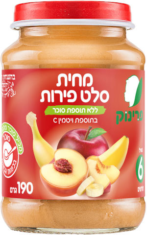 מחית סלט פירות שלב 3