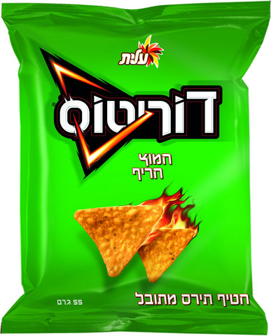 חטיף תירס מתובל חמוץ חריף