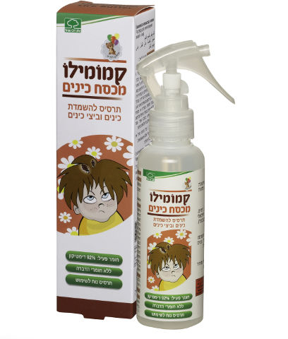 קמומילו מכסח הכינים- תרסיס להשמדת כינים וביצי כינים