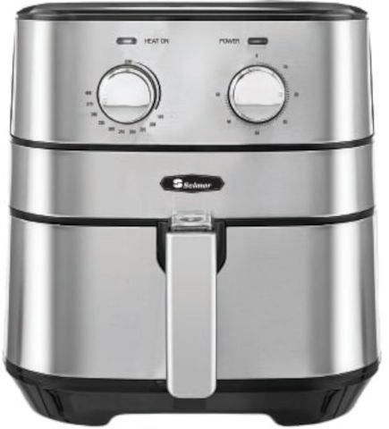 סיר טיגון ללא שמן נירוסטה | AIR FRYER איירפריי | נפח כ- 3.5 ליטר SE-794