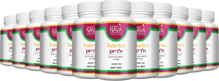 ולריאן (180 כמוסות)  valeriana edulis- 12 יח'