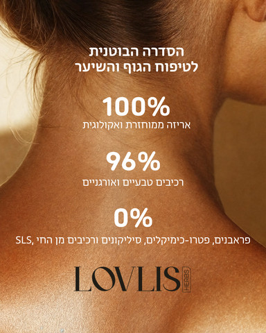 2 ב- 1 שמפו וג'ל רחצה בוטני 96% טבעי לגבר