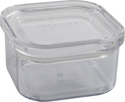 קופסת אחסון אקרילי מרובעת Arcosteel 450ml