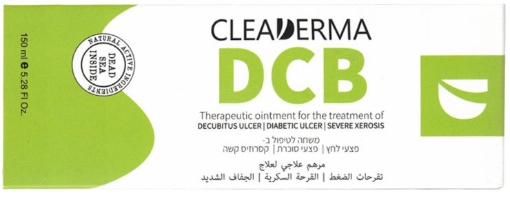 קלידרמה DCB קרם טיפולי ליובש קיצוני ופצעי לחץ