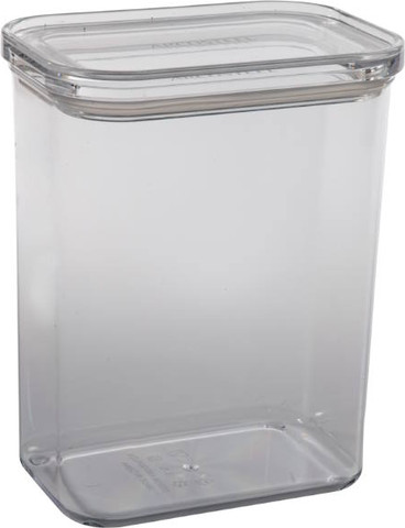 קופסת אחסון אקרילי מלבנית Arcosteel 2700ml