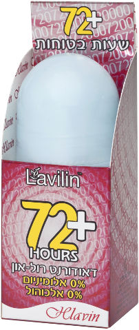 לאבילין דאודורנט רול-און עד 72 שעות אדום