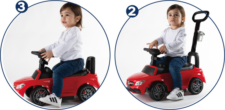 בימבה מרצדס 3 ב 1 דוברת עברית- שחור