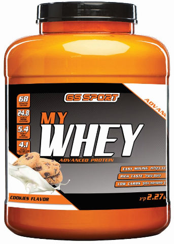MY WHEY אבקת חלבון מתקדם בטעם קרם עוגיות