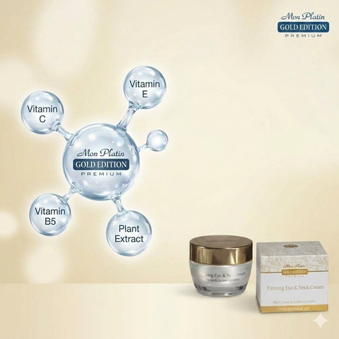 קרם עיניים וצוואר ממצק Gold Edition Premium