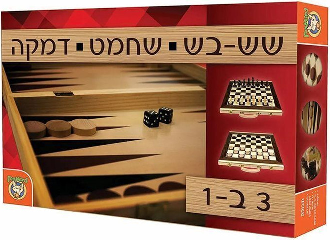 ערכת שש בש, שחמט ודמקה - Foxmind