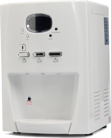 בר מים דיגיטלי לשבת מבית HDS Water - אלפא פלוס לבן | White Alpha Plus