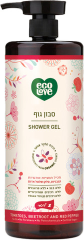 סבון גוף, 1 ליטר, ירקות אדומים - אקולאב