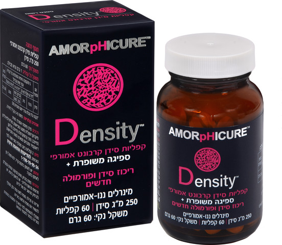 Density סידן קרבונט ננו אמורפי 250 מ"ג