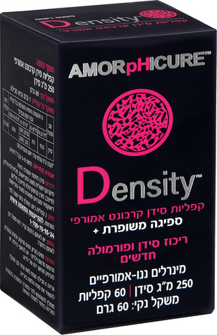 Density סידן קרבונט ננו אמורפי 250 מ"ג