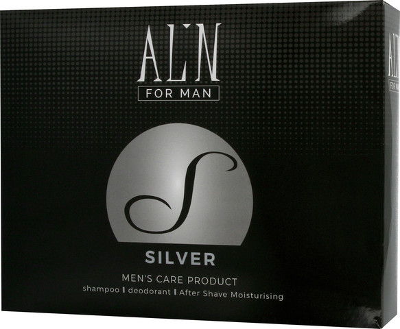 סט גבר מארז שלישיה SILVER MAN