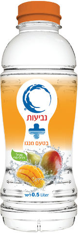 נביעות+ רכיבי פרי בטעם מנגו