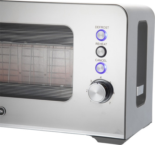 מצנם 2 פרוסות כולל חלון שקוף Morphy Richards מורפי ריצ'ארדס CrystalSteel 222401
