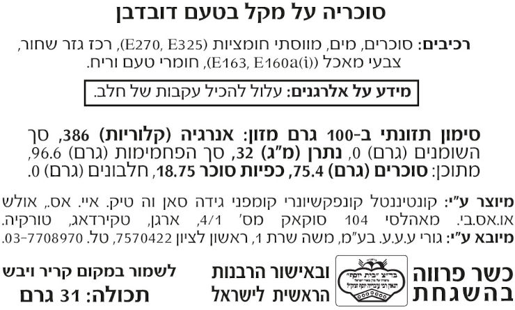 סוכריה גדולה על מקל